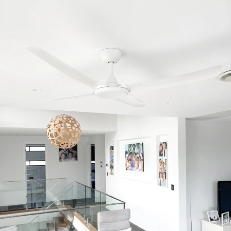 Ceiling Fan Flatjet 3-4-5 blades WHT 52