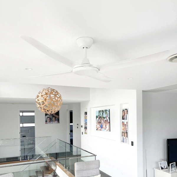 Ceiling Fan Flatjet 3-4-5 blades WHT 52