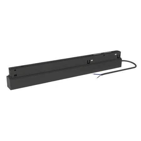 Suspended track set Edge 3M 4lt LED 24W BLK