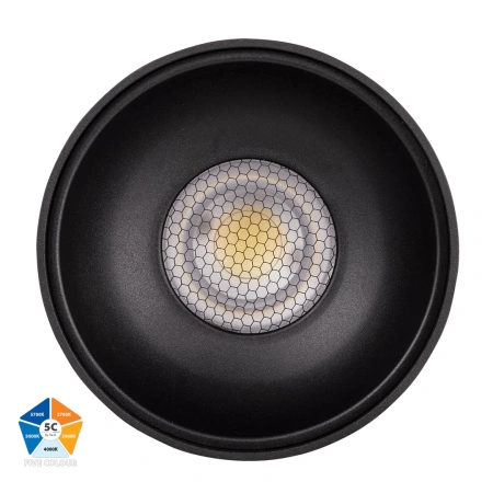 Surface downlight Nella BLK 5CCT LED 24W IP54