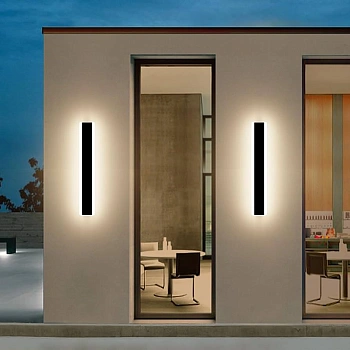 Wall light Barline Shadow LED 18W Tricol IP65 60cm BLK