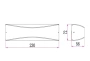 Wall light APIS 01 LED Up-Down IP65 DGR