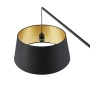 Floor lamp DOWNEY E27 H180 BLK