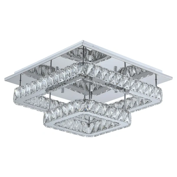 Ceiling lamp ZAMIRA square LED 25W CH