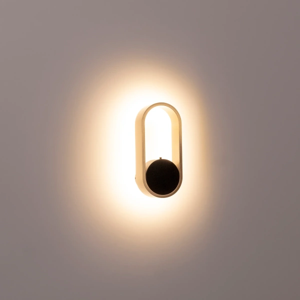 Wall light Ovale HV8080T-BLKBR LED 7W TRI Colour Dimmable Wall light Ovale HV8080T-BLKBR LED 7W TRI Colour Dimmable