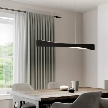 Pendant lamp Palento 1lt LED 36W 3CCT L1500 BLK Display