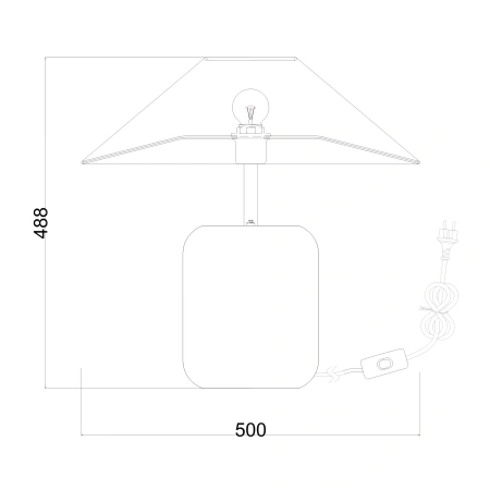 Table lamp Petra solid marble E27