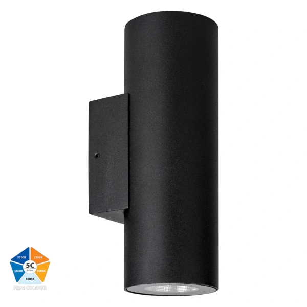 Wall light Aries Aluminium BLK Up-Down HV3626S-ALUBLK IP65