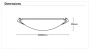Ceiling light Penta 1LT 30cm E27