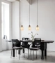 Pendant lamp CHAMPAN1X3S E27 bronze
