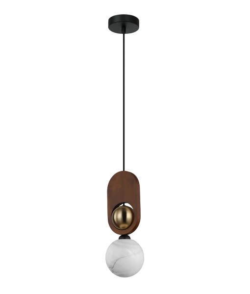 Pendant light PALTA2 G9 Red wood 25W