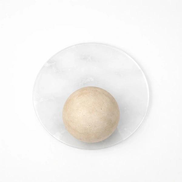 Wall lamp Maru Travertine LED 12W