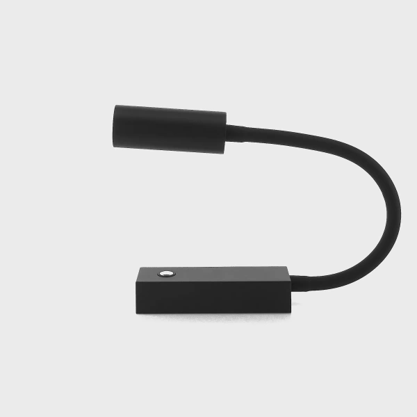 Wall light Lesen single with flexible arm 3CCT 3W BLK