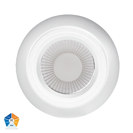 Surface downlight Nella 12W 240V 5CCT LED WHT