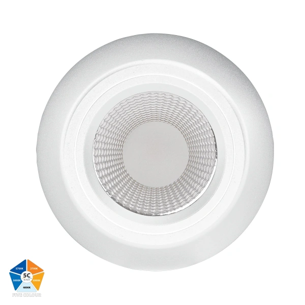 Surface downlight Nella 12W 240V 5CCT LED WHT