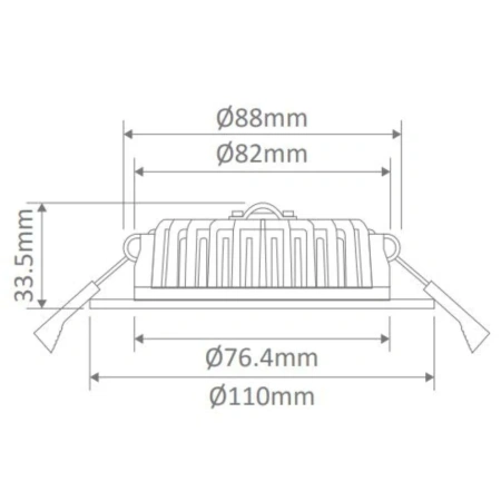 Downlight BLISS-10-WHT 20706