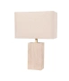 Table Lamp Sagitta Small Rectangle Travertine e27