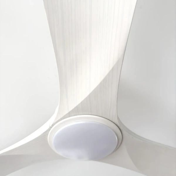 Ceiling fan Spitfire DC D52 White Base White-wash Blades 18w LED Light
