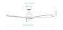 Ceiling Fan Triumph DC 52 28W BL