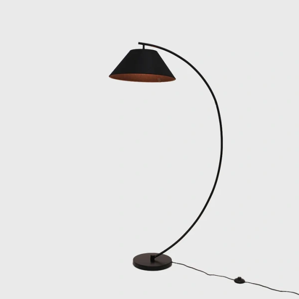 Floor Lamp Remi - E27 H155 BLK Floor Lamp Remi - E27 H155 BLK