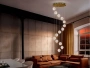 Langdon-15 Light LED Pendant Gold 3K