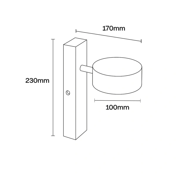 Wall lamp Loom Travertine LED 5W NT