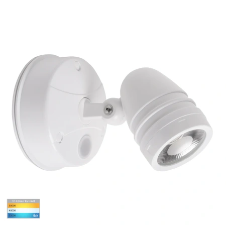 Wall light Focus Polycarbonate WHT Single Adjustable With Sensor HV3792T-WHT IP65