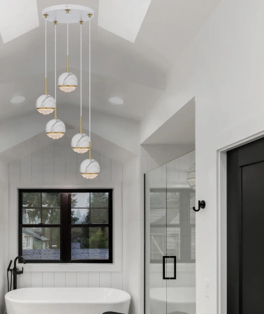Pendant light Oneta 5 G9 WHT