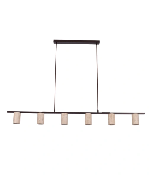 Pendant light Tuberia Travertine GU10