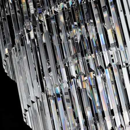 Pendant lamp Chanel L High Quality K9 Crystal 35xE14 D700 BLK