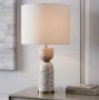Table lamp Lottie Terrazzo Timber B22 WHT