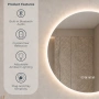 Mirror Eclipse Round LED