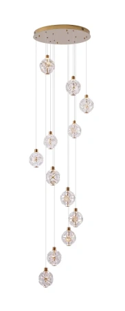 Pendant lamp ADRIANA 12 LED 80W GL Remote