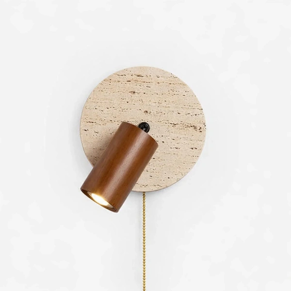 Wall lamp Brim Travertine GU10