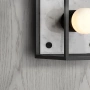Wall light Caged Small White Marble e27
