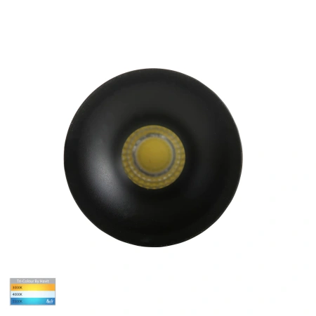 Recessed Downlight Niche Round Mini LED 3W 3CCT IP54 BLK