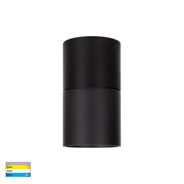 Surface downlight Nella 12V 3CCT 7W LED WITH EXTENSION BLK