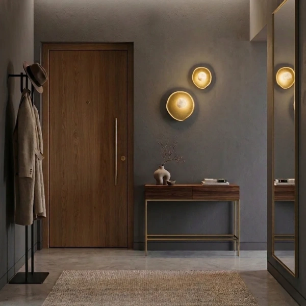 Wall light Vesta large LED D25 BRS