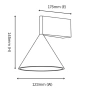 Wall lamp Cove Cree LED 3W Black
