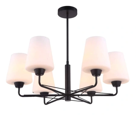 Pendant lamp ABBEY1 E27 black
