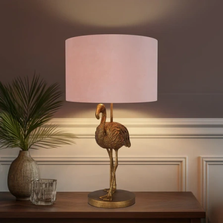 Table Lamp Flamingo Standing Gold