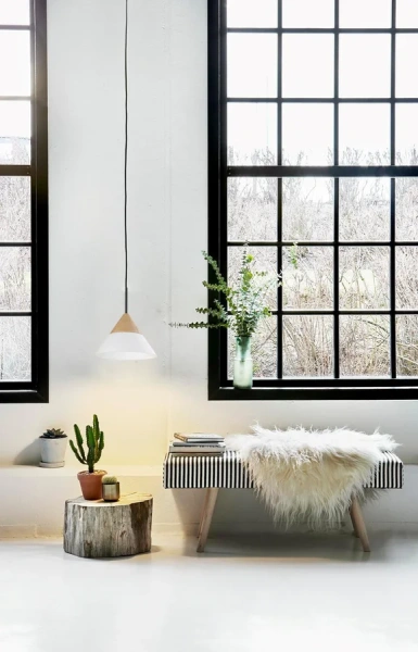 Pendant lamp FINN2 E27 wood