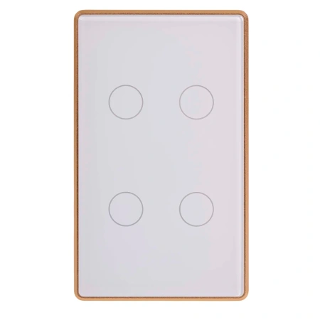 Wall Switch 4 Gang WHT-GLD HV9120-4 Wifi