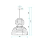 Pendant lamp Kami E27