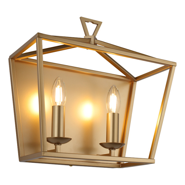 Wall Light Perigan 2lt E14 GLD Wall Light Perigan 2lt E14 GLD