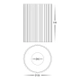 Surface downlight HV5854S-WHT Nella 3CCT LED 24W IP65 12V