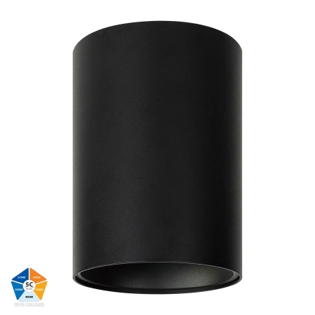 Surface downlight Nella 12V 24W 5CCT LED BLK