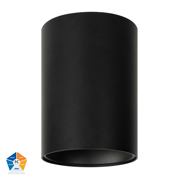 Surface downlight Nella 12V 24W 5CCT LED BLK