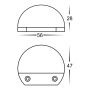 Step light Occhio Surface Mounted 12V 3W LED AB