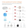 Hub Zigbee Wifi with switch WHT